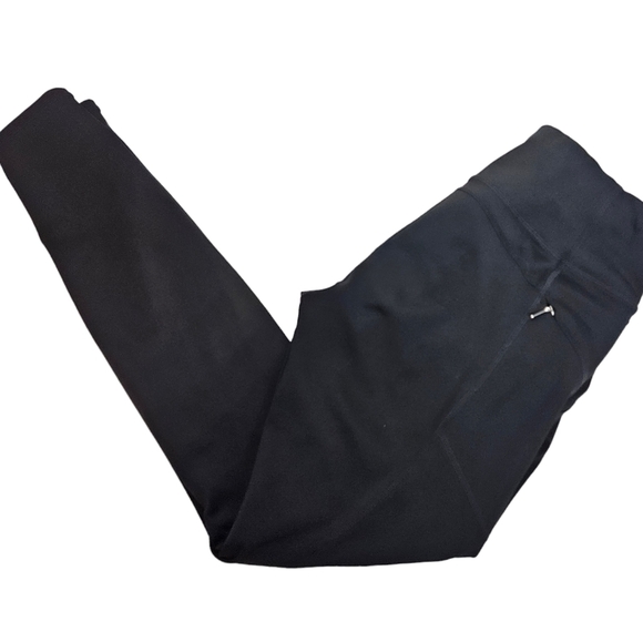 Athleta Black Salutation Workout Leggings Size Small Women's O73 - Picture 11 of 11